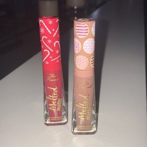 Too Faced Scented Melted Matte LE Liquid Lipstick CHRISTMAS Snuggles Travel Size